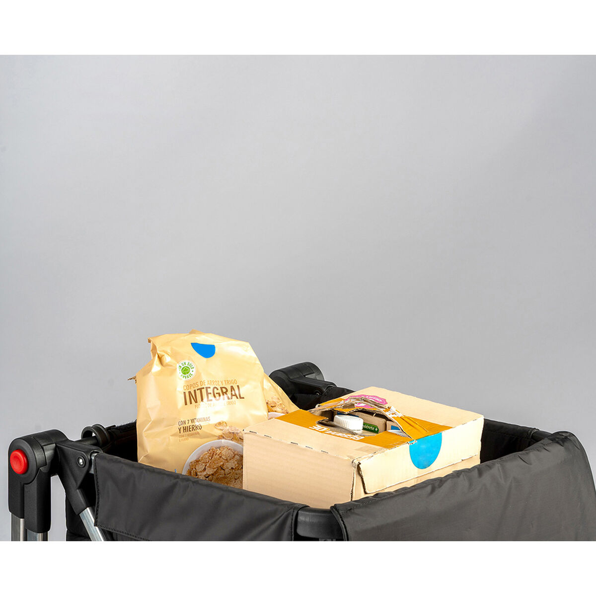 Carro de Compra Rolser basket mf 4b Negro 50 L